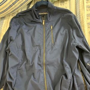 Navy scrub jacket